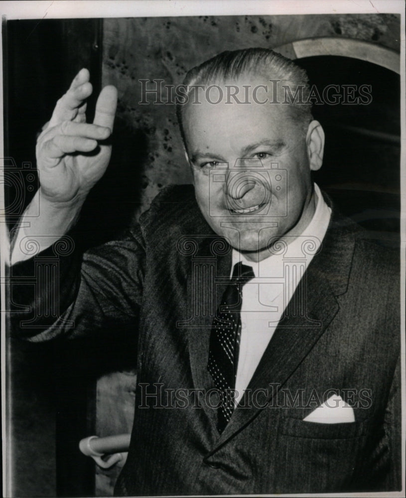 1962 Press Photo Mikhail Menshikov Soviet Ambassador US - RRW17953 - Historic Images