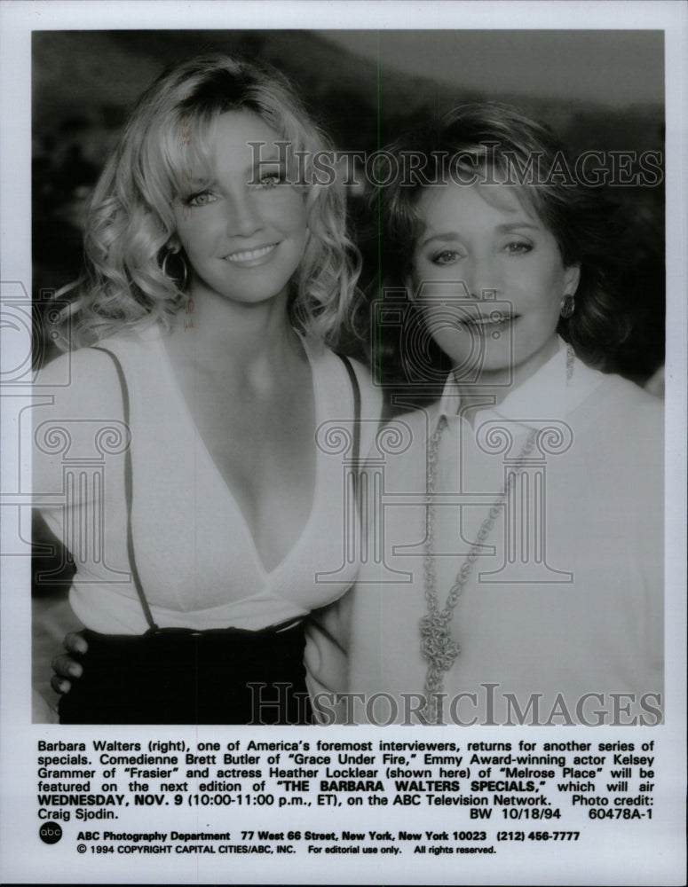 1994 Press Photo Heather Locklear,actress - RRW18239 - Historic Images