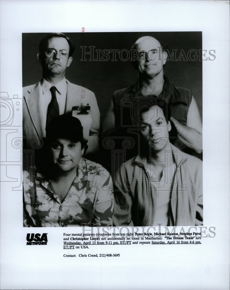 1994 Press Photo Christopher Lloyd The Dream Team Cast - RRW18289 - Historic Images