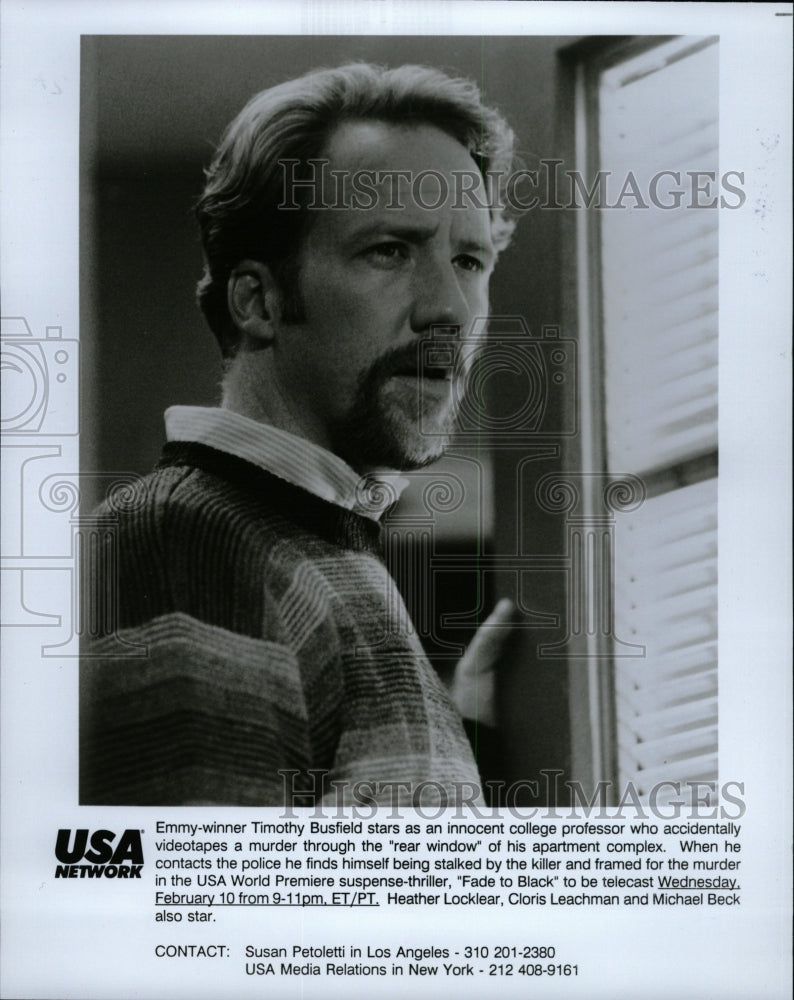 1993 Press Photo Actor Timothy Busfield Fade To Black - RRW18325 - Historic Images