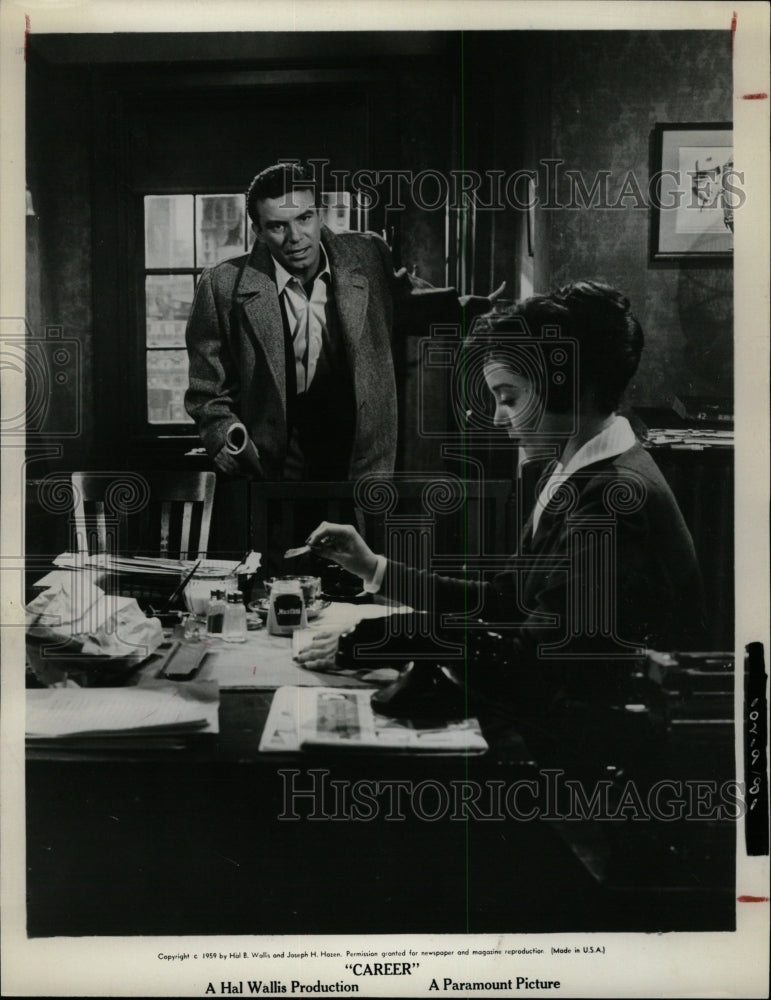 1959 Press Photo Anthony Franciosa Carolyn Jones Career - RRW18351 - Historic Images