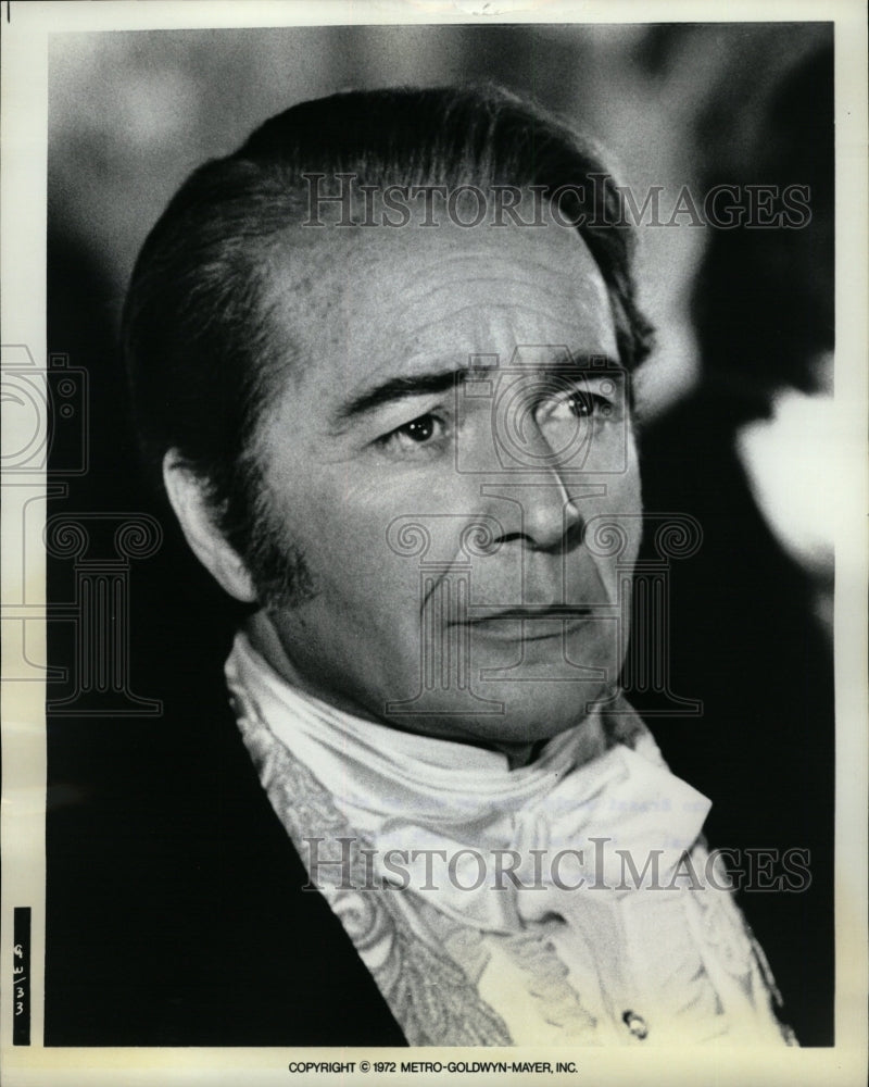 1972 Press Photo Rossano Brazzi The Great Waltz stars - RRW18539 - Historic Images