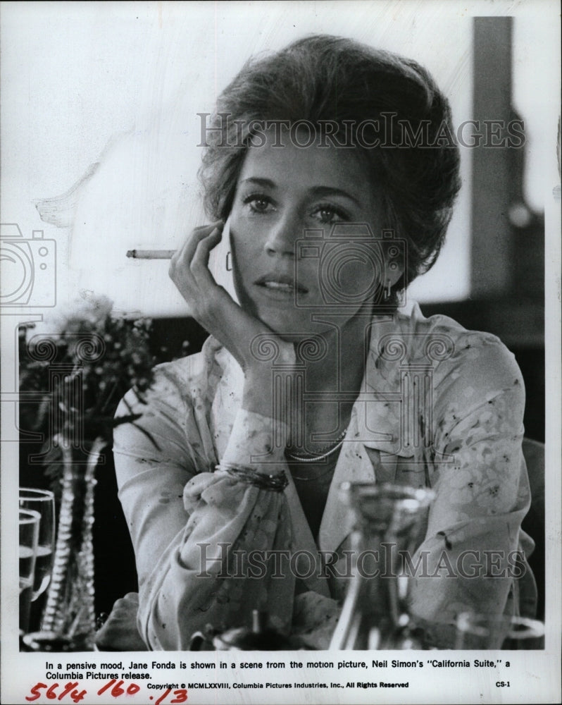 1979 Press Photo California Suite Film Actress Fonda - RRW18579 - Historic Images