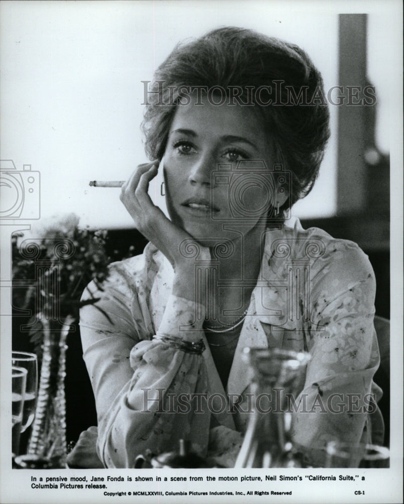 1979 Press Photo Jane Fonda California Suite Neil Simon - RRW18583 - Historic Images