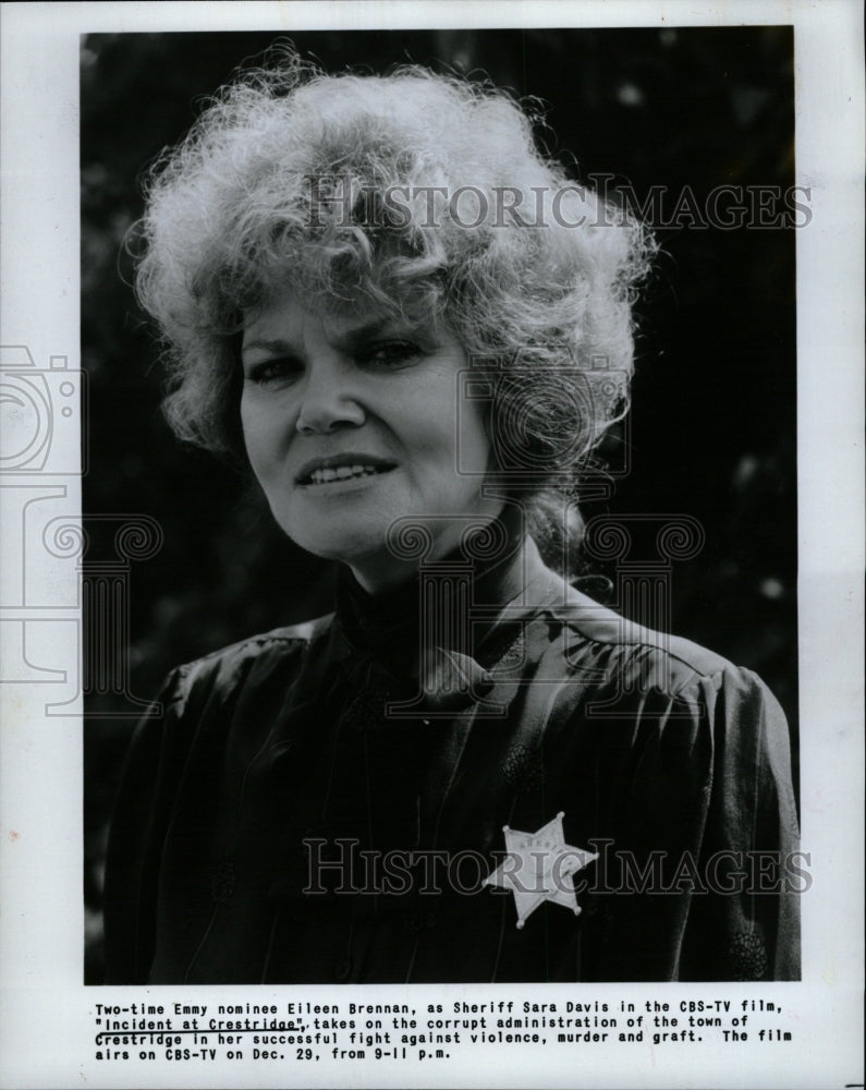 1981 Press Photo Eileen Brennan Actress CBS Film - RRW18755 - Historic Images