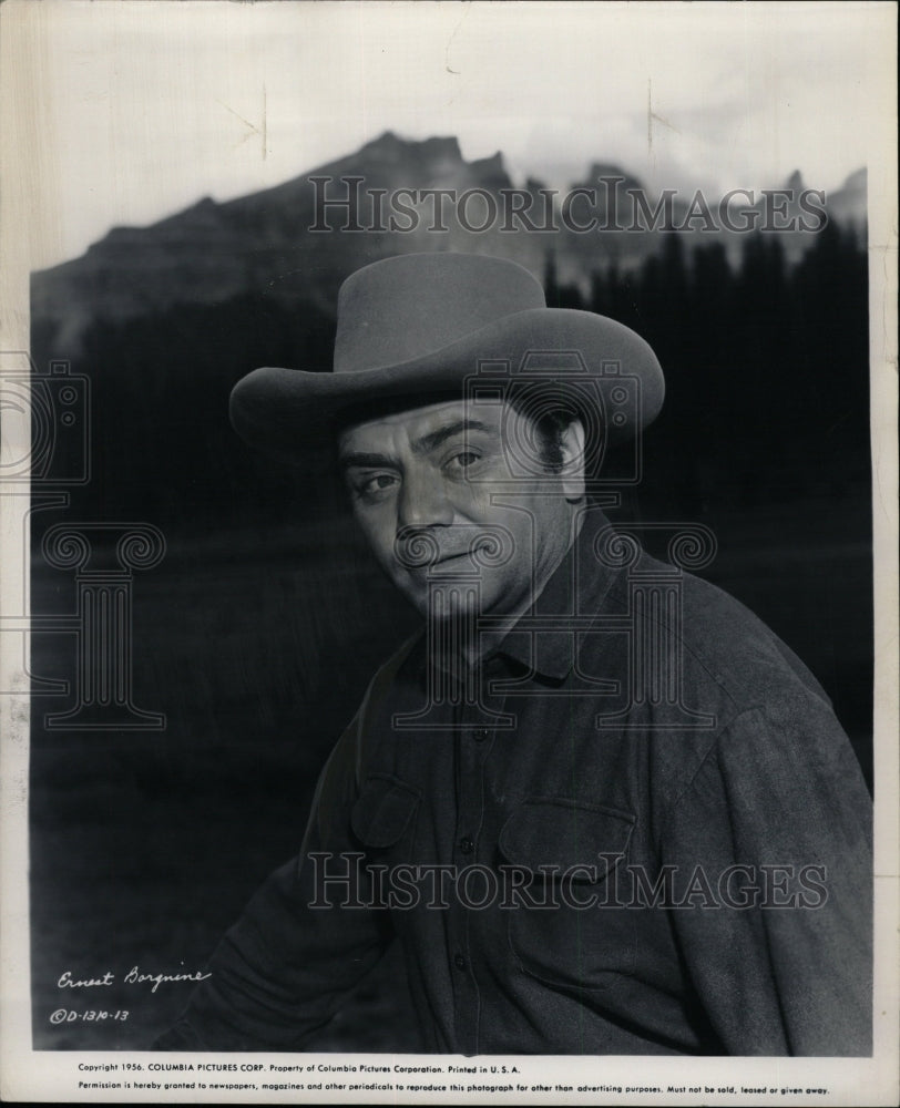 1956 Press Photo Ernest Borgnine American actor - RRW18887 - Historic Images