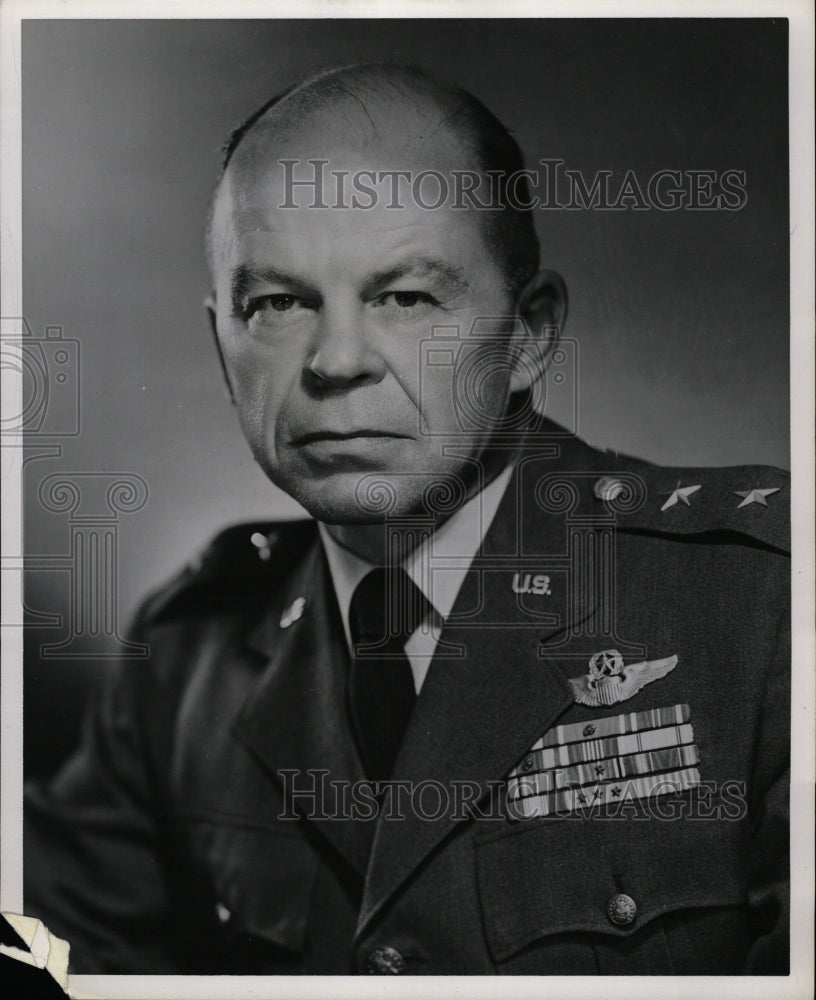 1958 Press Photo Lieutenant General James Elbert Briggs - RRW19099 - Historic Images