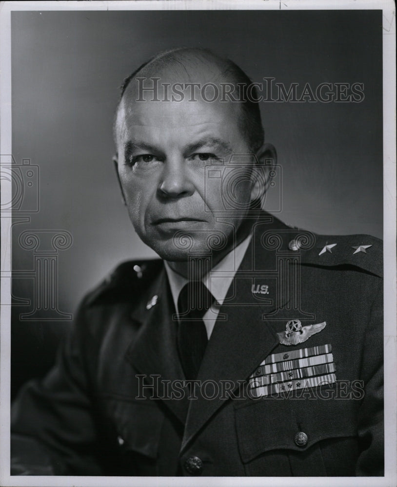 1958 Press Photo James Elbert Briggs Air Force general - RRW19113 - Historic Images