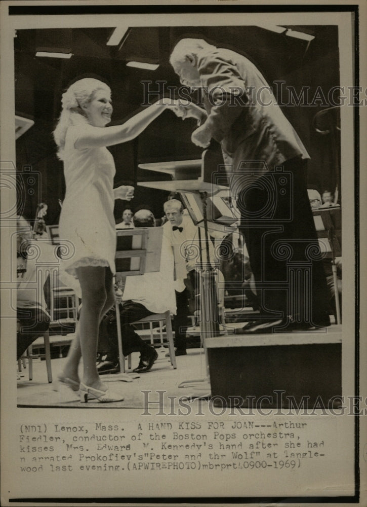 1969 Press Photo Arthur Fiedler Conductor Boston Pops - RRW19133 - Historic Images