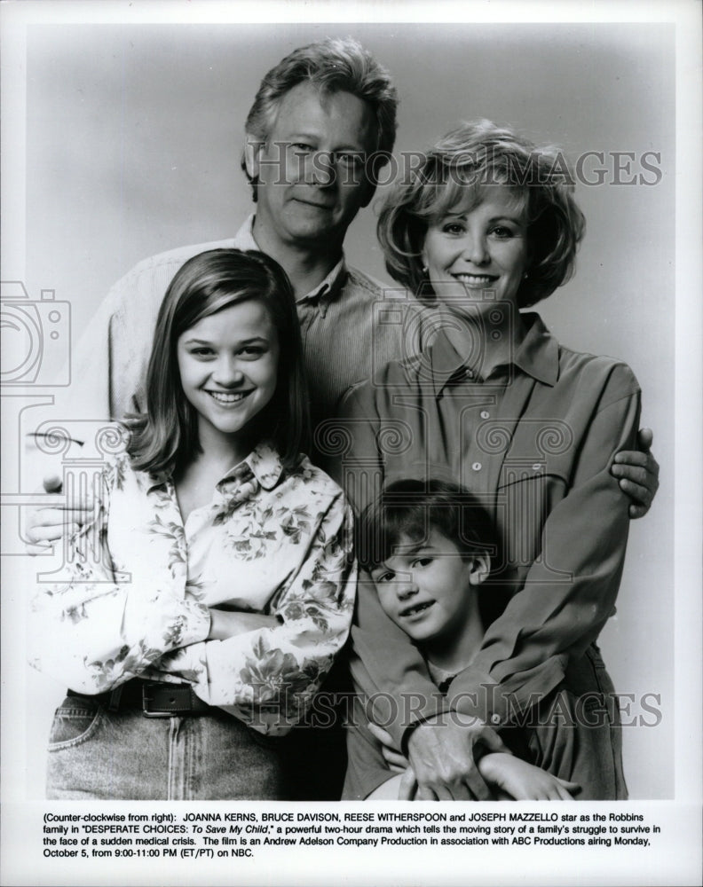 1992 Press Photo Witherspoon Kerns Davison Mazzello ABC - RRW19147 - Historic Images