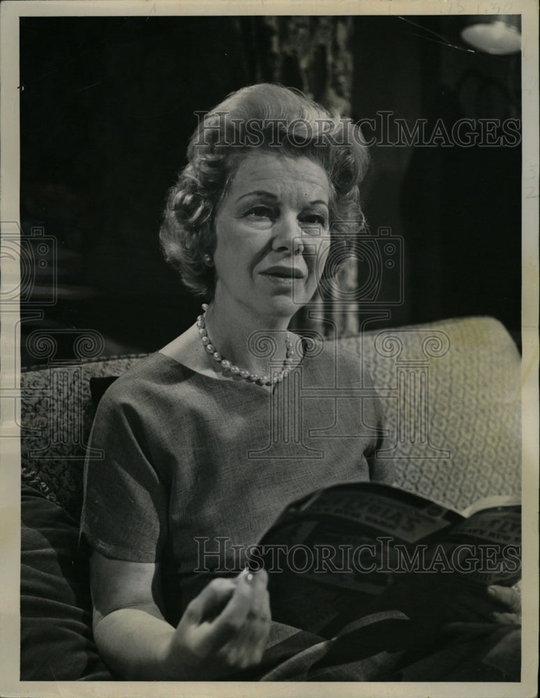 1961 Press Photo Glenda Farrell Actress - RRW19159 - Historic Images