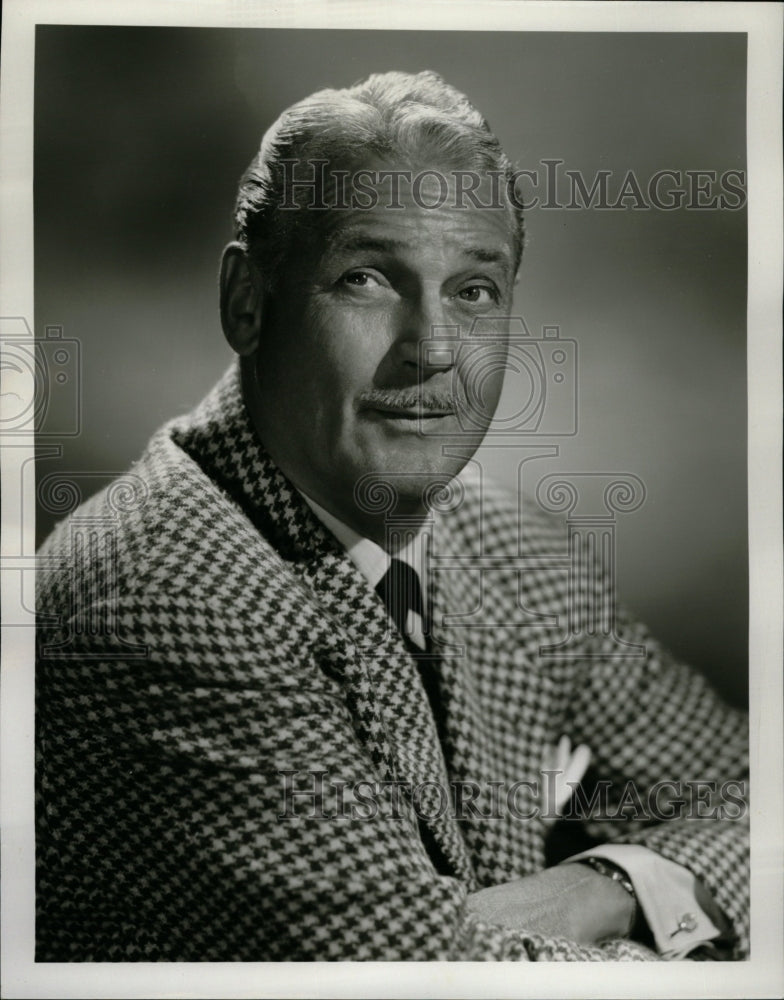 1958 Press Photo Charles Farrell American film actor - RRW19207 - Historic Images