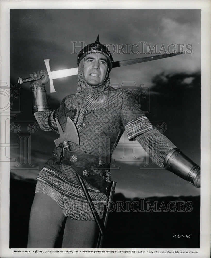 1951 Press Photo David Farrar English stage film actor - RRW19211 - Historic Images