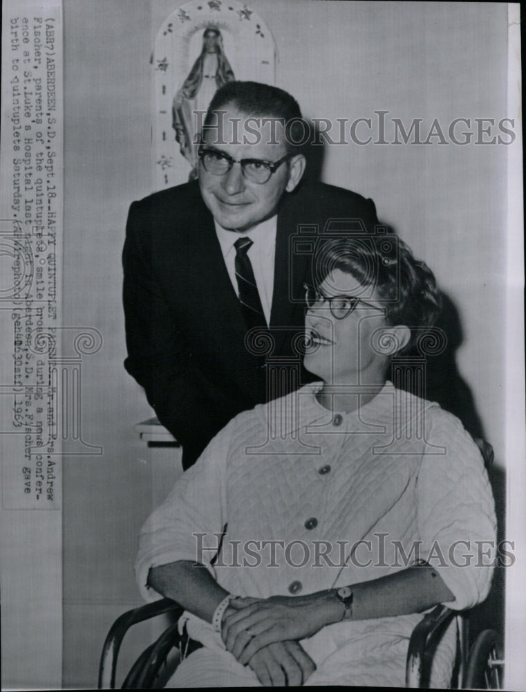 1963 Press Photo Fischer Quintuplets - RRW19225 - Historic Images