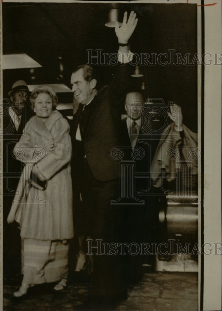 1974 Press Photo Mr. and Mrs. President Nixon Gerald - RRW19287 - Historic Images