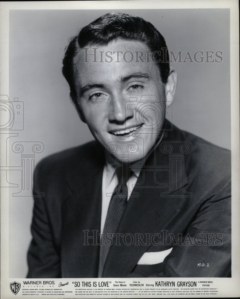 1953 Press Photo Merv Griffin So This is Love Actor - RRW19335 - Historic Images