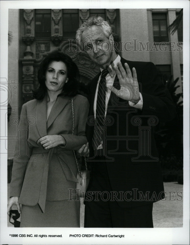 1996 Press Photo Tricia Fisher Michael Gross Actress TV - RRW19369 - Historic Images