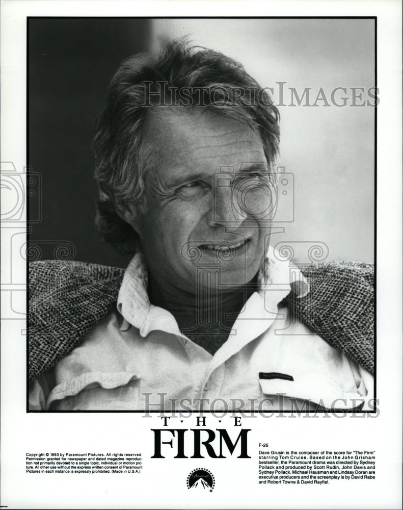 1993 Press Photo Dave Grusin American Composer The Firm - RRW19431 - Historic Images