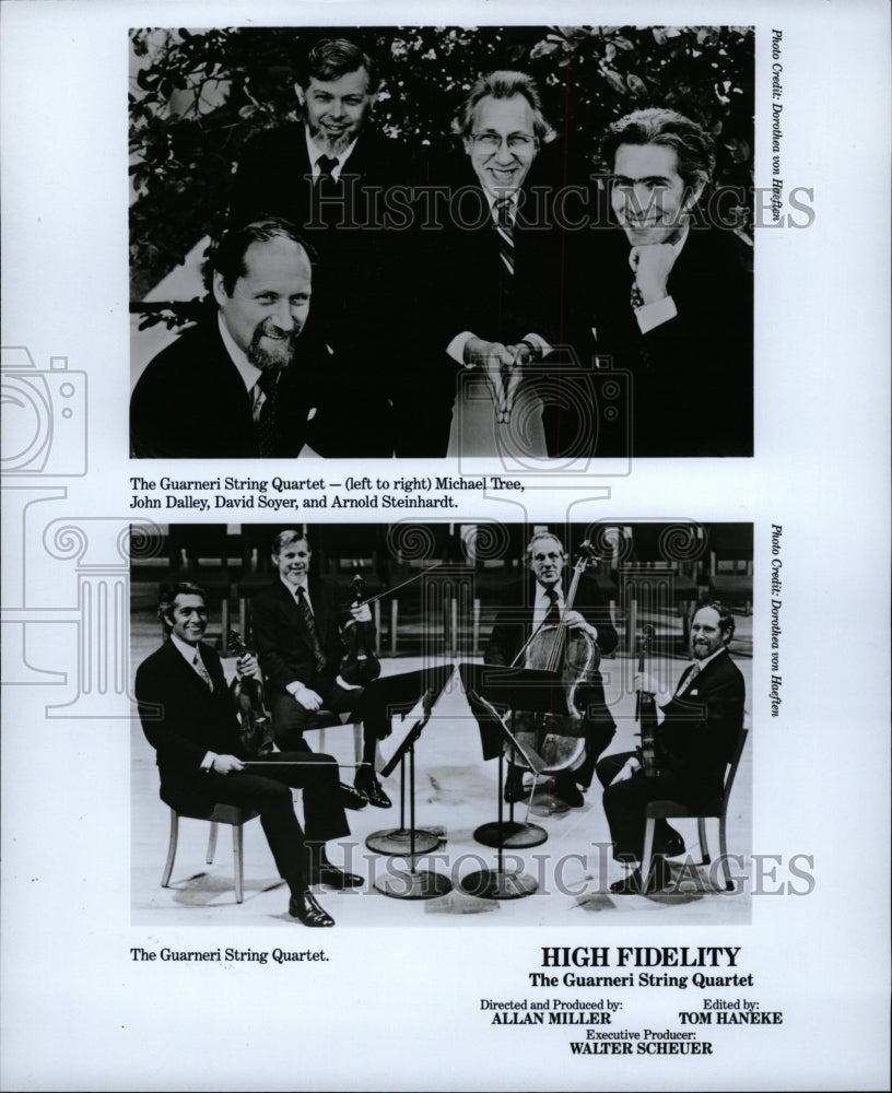 1989 Press Photo High Fidelity Guarneri String Quartet - RRW19471 - Historic Images