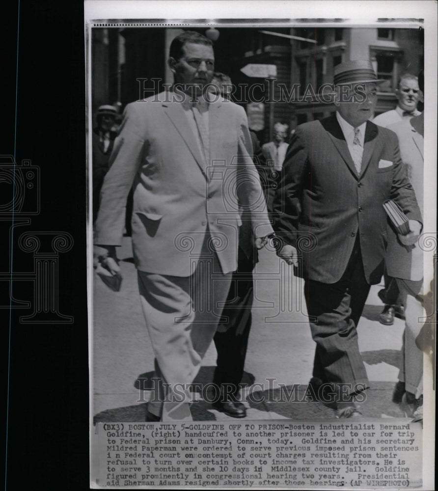 1960 Press Photo Bernard Goldfine Boston Industrialist - RRW19545 ...