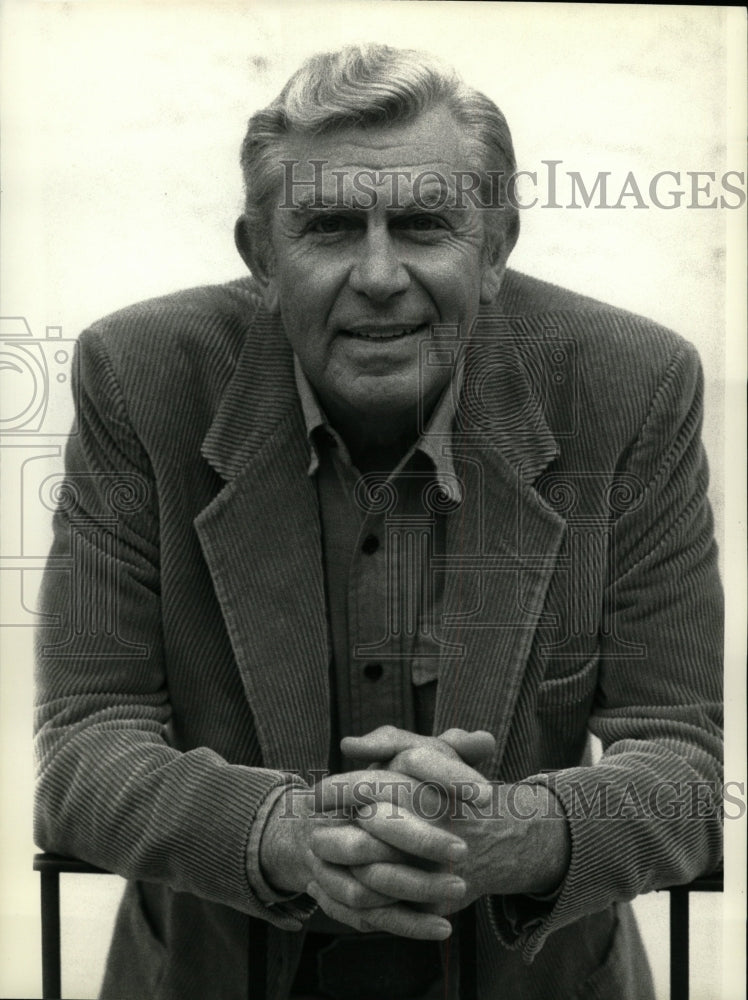 1987 Press Photo Andy Samuel Griffith American actor - RRW19601 - Historic Images