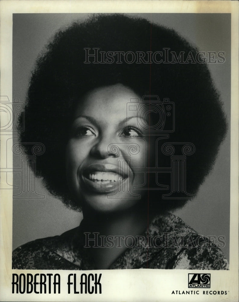 1975 Press Photo Roberta Flack American singer - RRW19675 - Historic Images