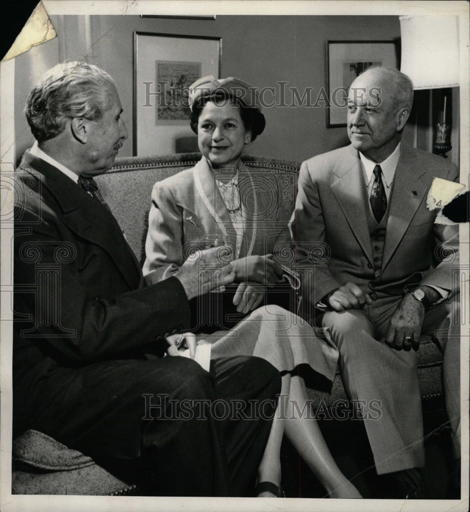 1954 Press Photo General &amp; Mrs. John F. Curry - RRW19731 - Historic Images