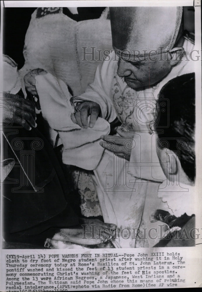 1960 Press Photo Pope John XXIII Roman Catholic Vatican - RRW19855 - Historic Images