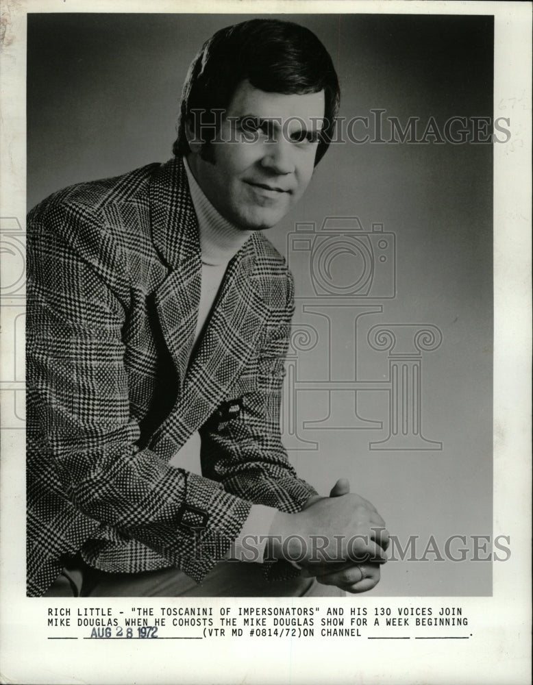 1972 Press Photo Voice Impersonator Rich Little - RRW20065 - Historic Images