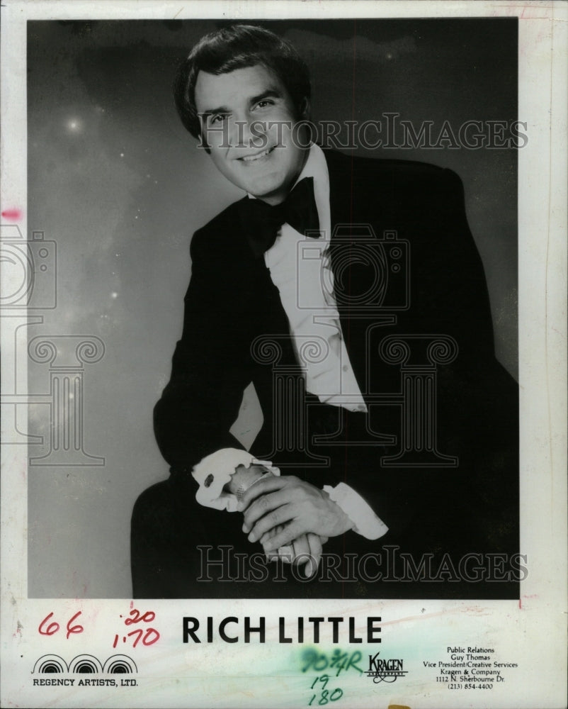 1982 Press Photo Rich Little American Impressionist - RRW20069 - Historic Images