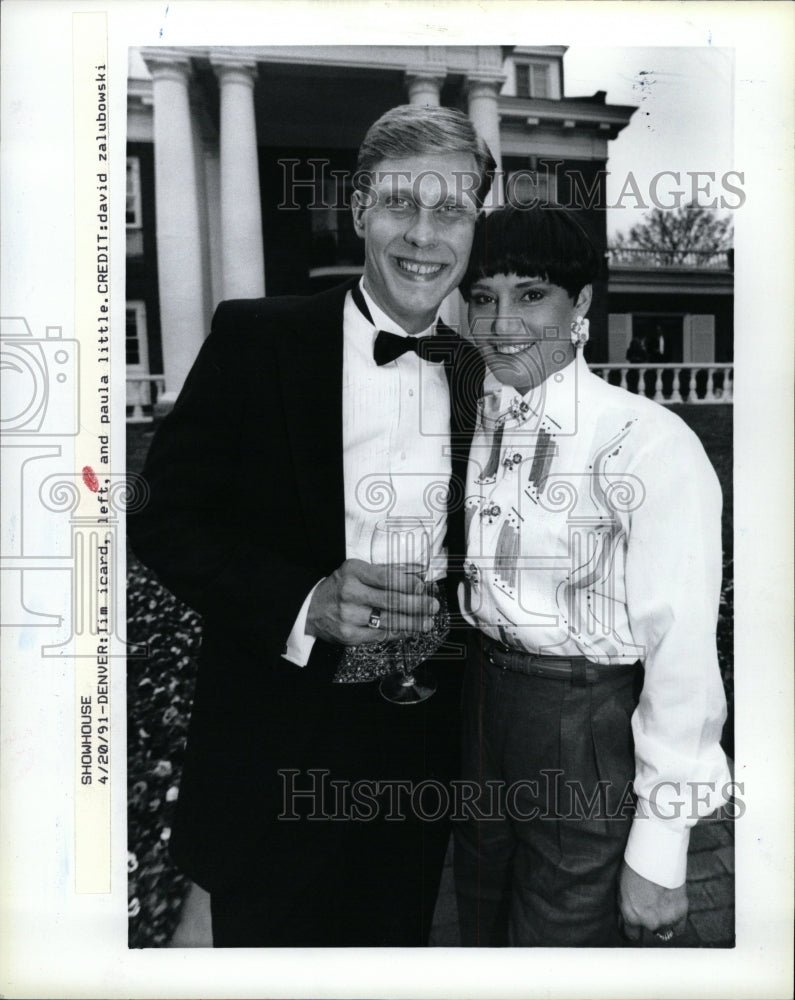 1991 Press Photo Tim Icard Paula Little - RRW20077 - Historic Images