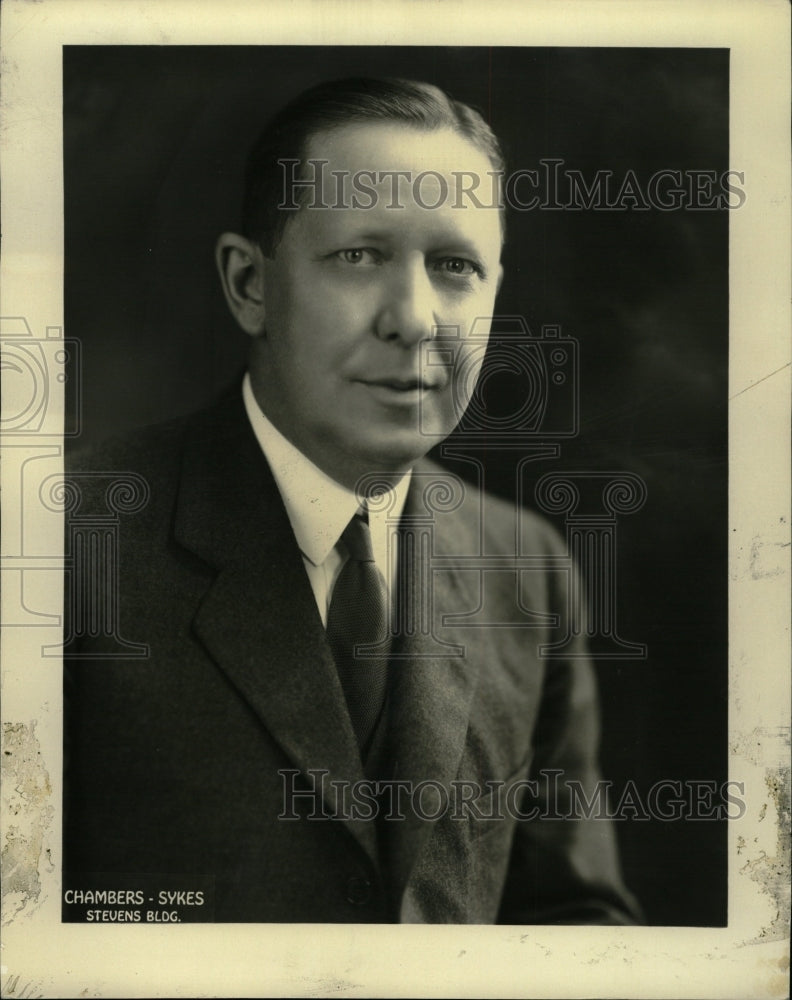 1933 Press Photo Alden H. Little American Banking Exec. - RRW20081 - Historic Images