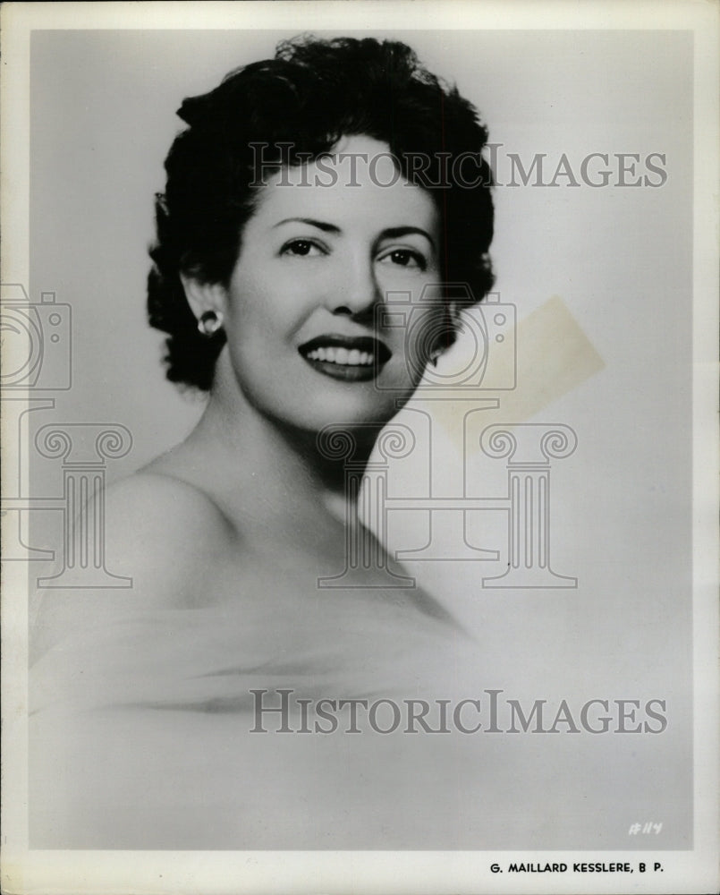 1956 Press Photo Martha Lipton/Opera/Mezzo-Soprano - RRW20107 - Historic Images