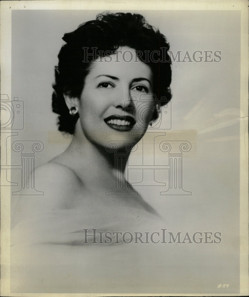 1959 Press Photo Singer Martha Lipton - RRW20111 - Historic Images