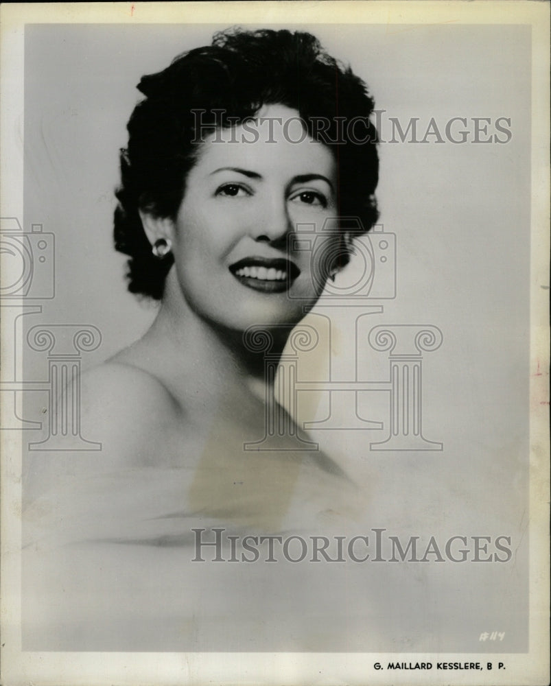 1956 Press Photo Martha Lipton operatic mezzo-soprano - RRW20113 - Historic Images