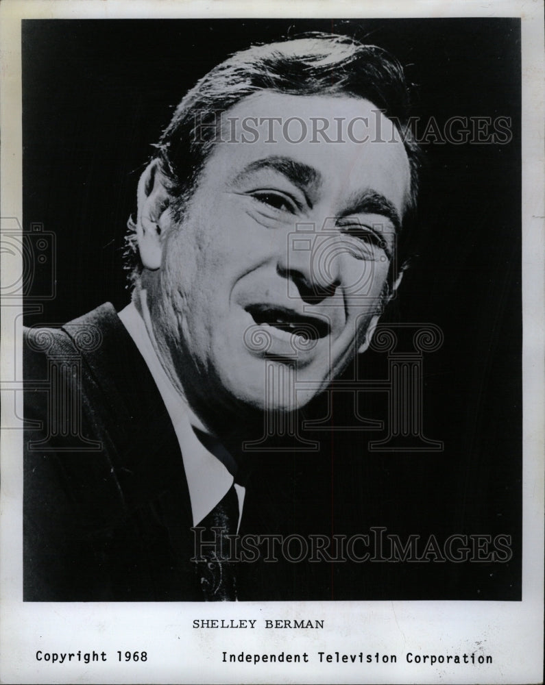 1968 Press Photo Actor Comedian Shelley Berman - RRW20287 - Historic Images