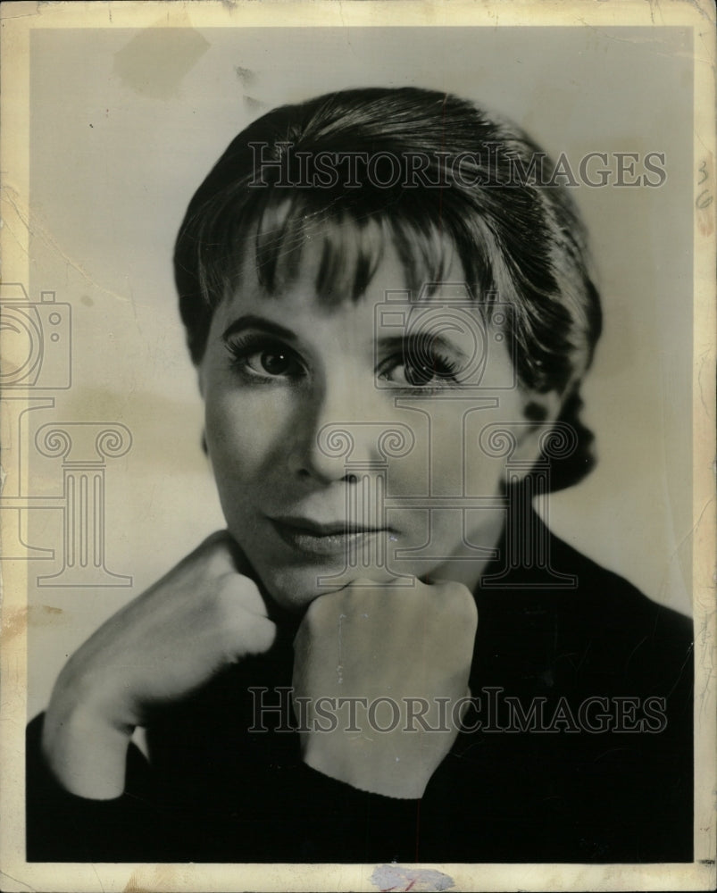 1958 Press Photo Julie Harris/Actor/Tony/Emmy Award - RRW20507 - Historic Images
