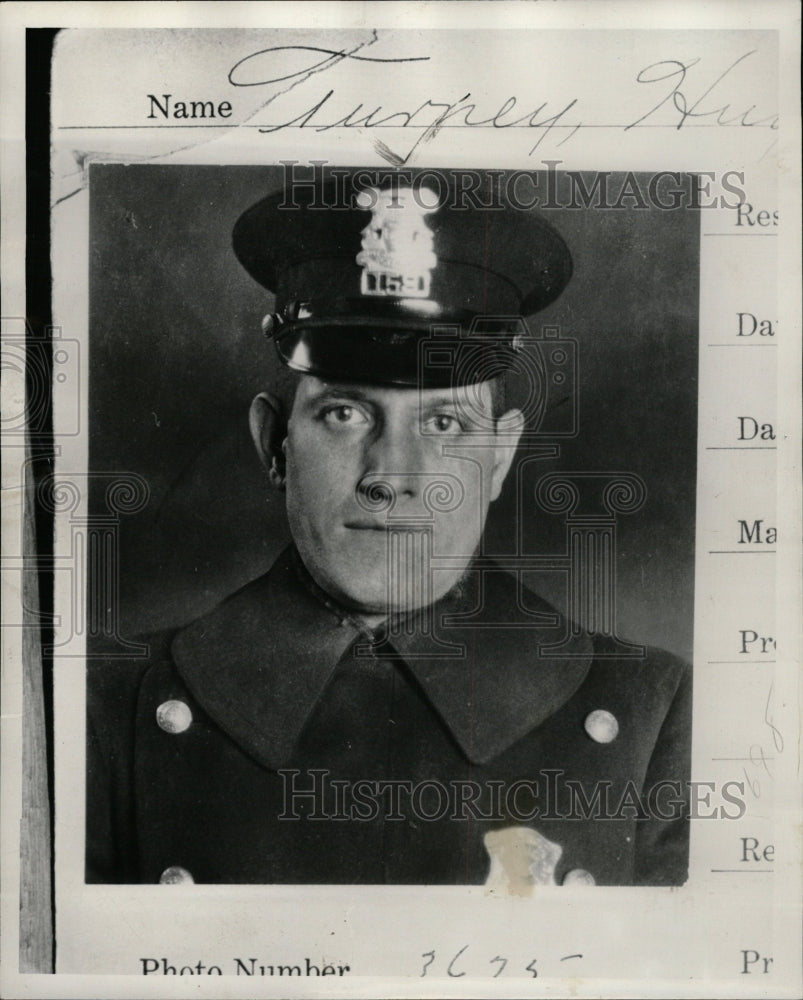 1936 Press Photo Detective Hugh Turney - RRW20535 - Historic Images