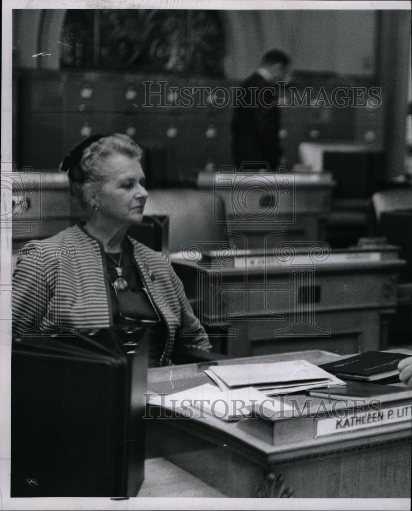 1961 Press Photo Representative Kathleen Littler - RRW20581 - Historic Images