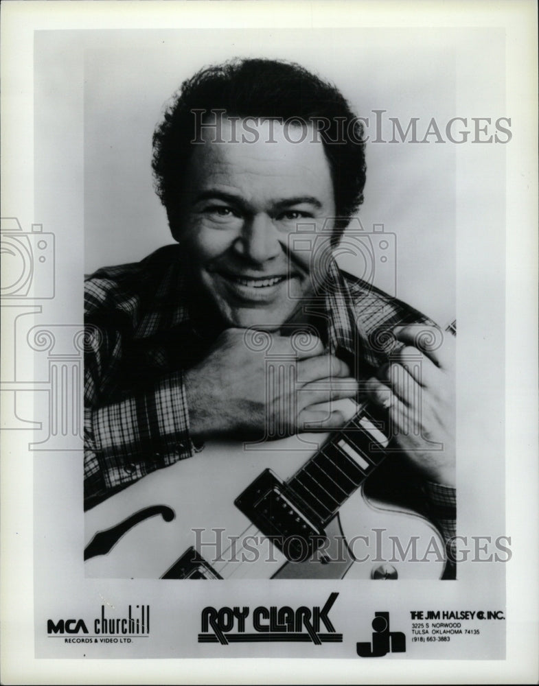 1986 Press Photo Roy Clark country music musician US - RRW21239 - Historic Images