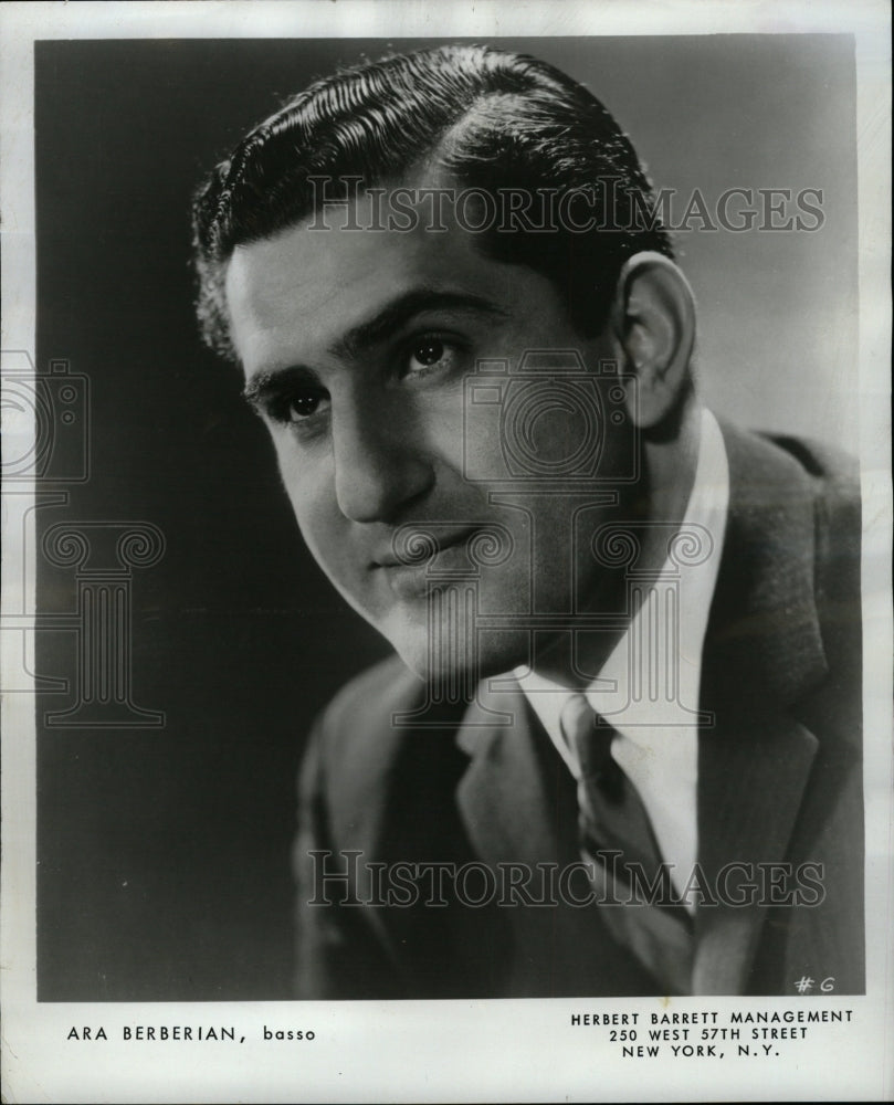 1959 Press Photo Ara Berberian Opera Oratorio Detroit - RRW21501 ...