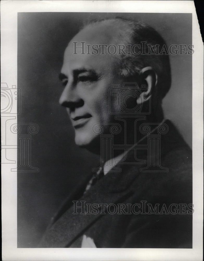 1943 Press Photo Clarence Dykstra Wisconsin Chancellor - RRW21583 - Historic Images