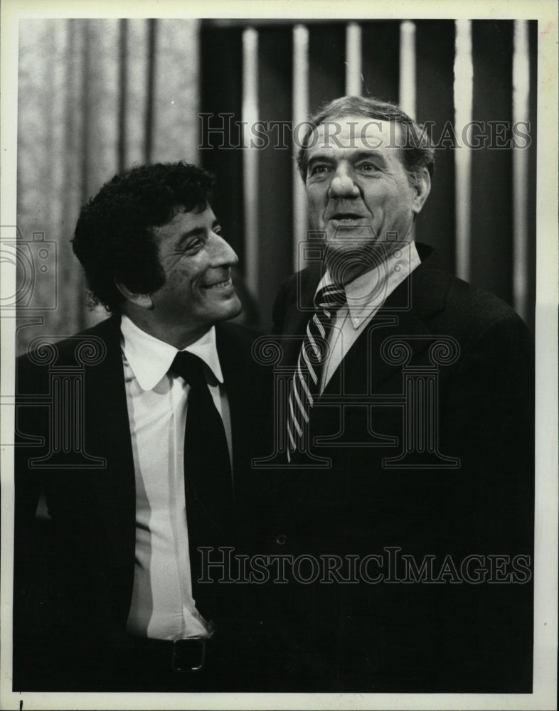 1980 Press Photo Karl Malden Bennett Atlantic City - RRW21609 - Historic Images