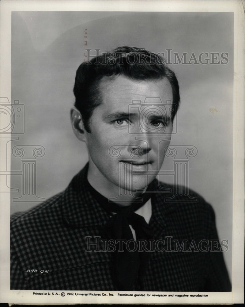 1949 Press Photo Howard Duff Movie Sam Bass - RRW21637 - Historic Images