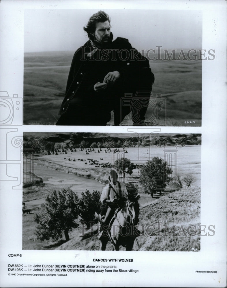 1990 Press Photo Kevin Michael Costner Jim Garrison - RRW21833 - Historic Images