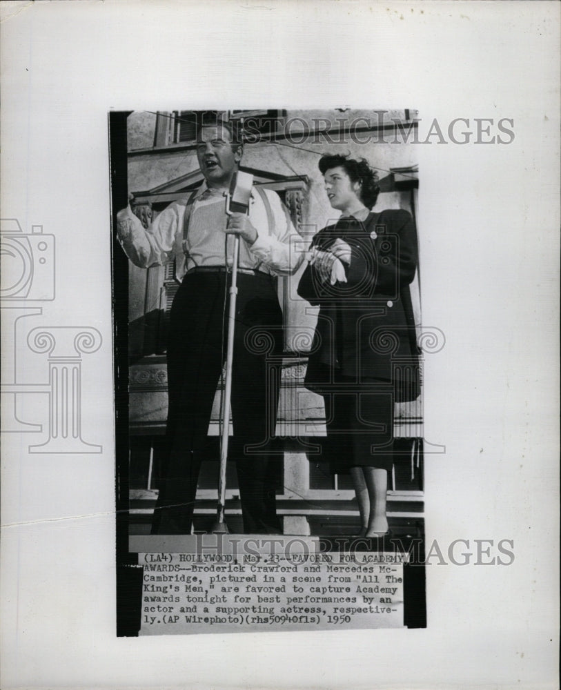 1950 Press Photo Broderick Crawford (Actor) - RRW21907 - Historic Images