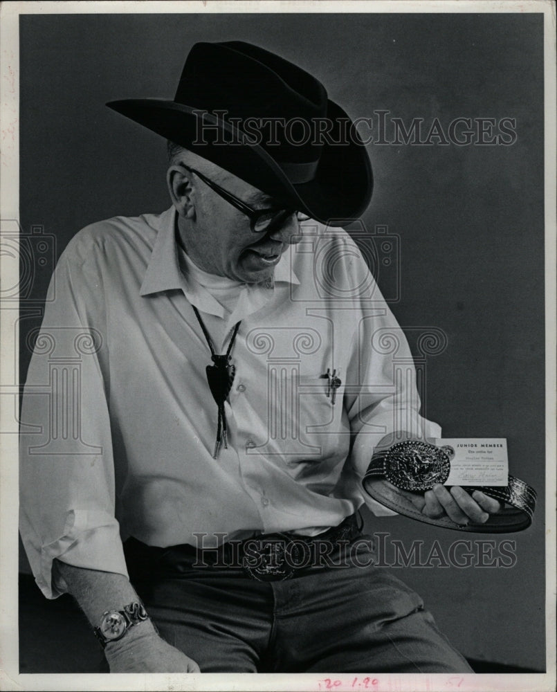 1983 Press Photo Red Fenwick Bob Powind Denver post - RRW21971 - Historic Images