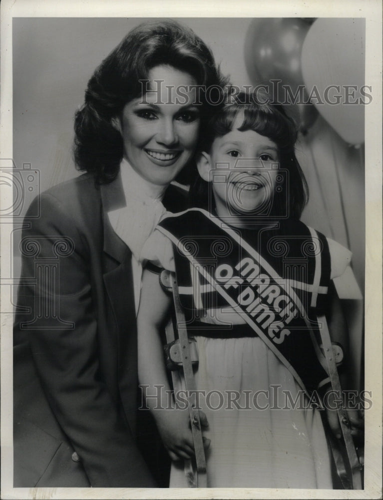 1985 Press Photo March Of Dimes Mobley Valerugo - RRW22079 - Historic Images