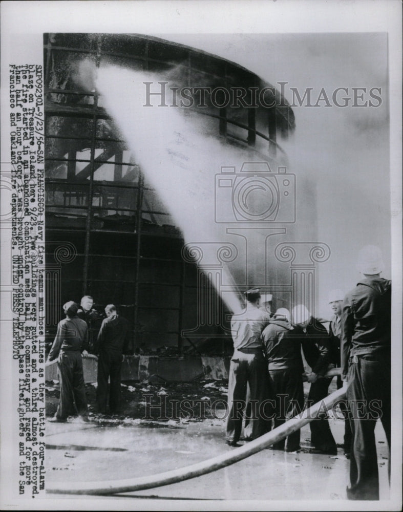 1956 Press Photo San Francisco Treasure Island Navy - RRW22187 - Historic Images