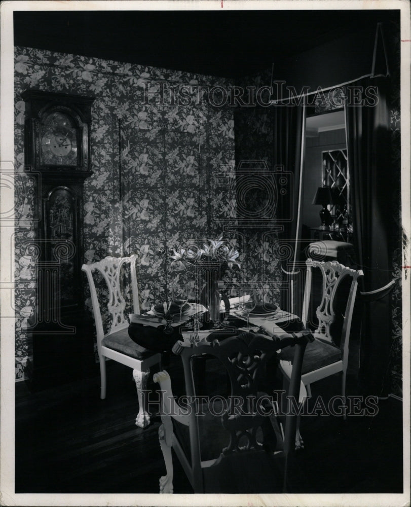 1968 Press Photo Foyer NY Dining Room Stewart dining - RRW22507 - Historic Images